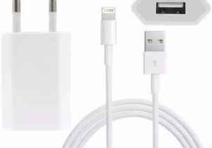 Cargador Pared + Cable iPhone 5s Se 6 6s 7 8 X Plus Xr Xs