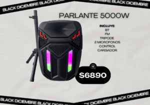 REPRODUCTOR BLUETOOTH 15 PULGADAS POTENCIA 5000W