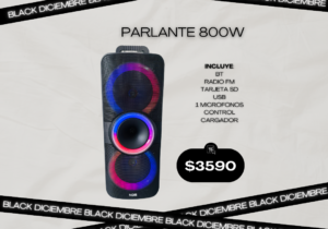 REPRODUCTOR BT 2X8 DG-1186 POTENCIA 800W