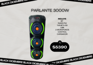 REPRODUCTOR BT 3X8 DG-1208  POTENCIA 3000w